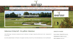 Desktop Screenshot of ishojgolf.dk